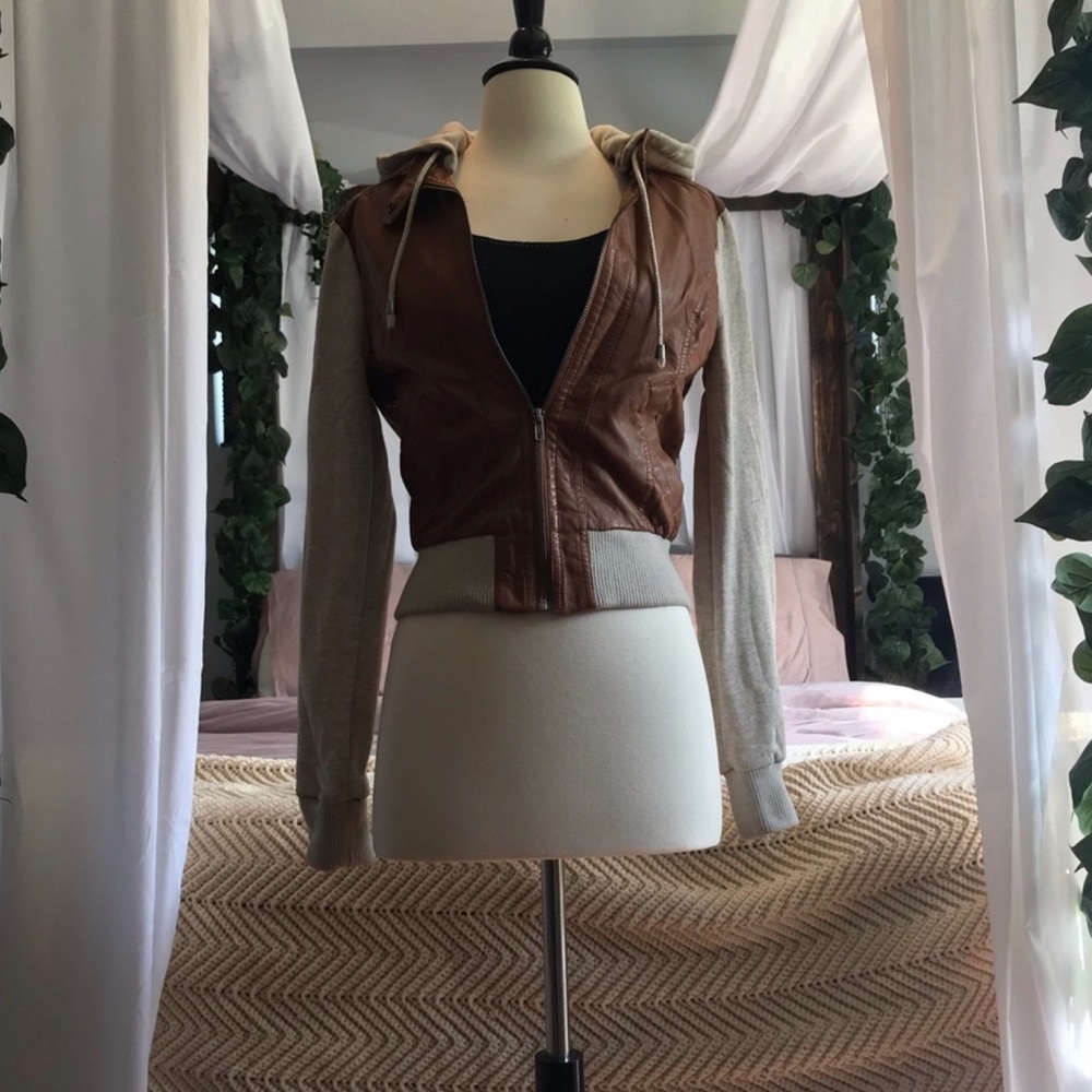 Faux Sweater Jacket